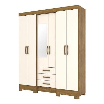 Guarda Roupa Solteiro Mentor Nature Off White – Briz Móveis