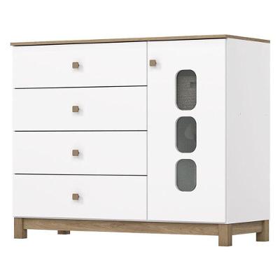 Cômoda Infantil Aconchego Branco Jequitibá Hp – Henn