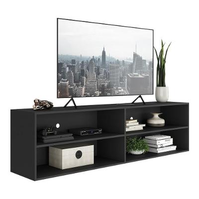 Rack Tv 75" Jazz Multimóveis V1006 Preto Preto