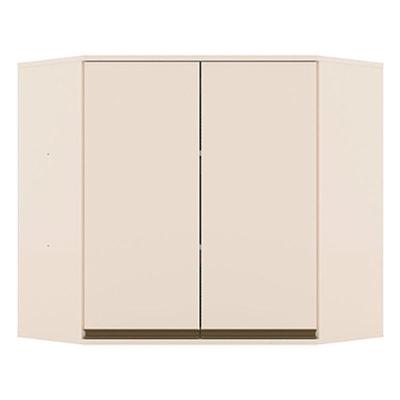 Armário Aéreo Canto Oblíquo 2 Portas 83 Cm Connect Off White – Henn