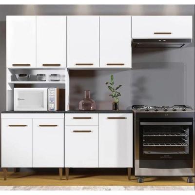 Cozinha Completa Atenas 9 Portas 1 Gavetas Kaiki Móveis - Branco