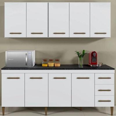 Cozinha Completa Atenas 9 Portas 3 Gavetas Kaiki Móveis - Branco