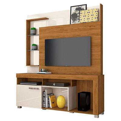 Estante Home Theater ícaro Naturale Off White – Madetec