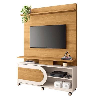 Estante Home Theater órbis Cinamomo Off White - Hb Móveis