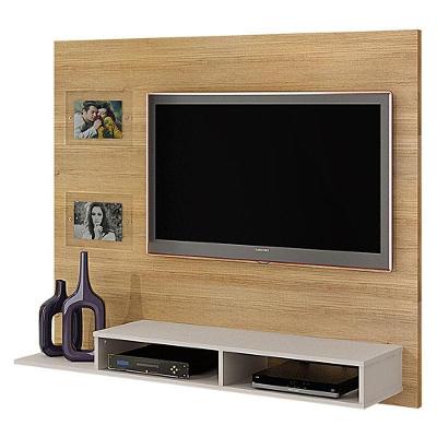 Painel Para Tv Hades Cinamomo Off White - Valdemóveis