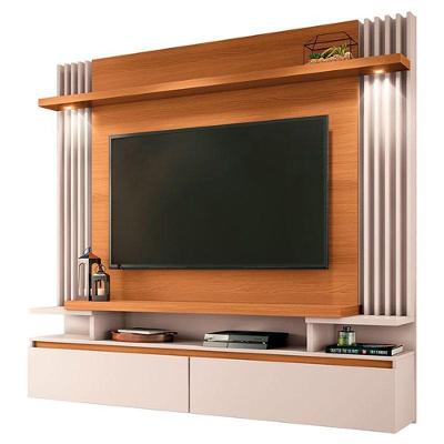 Painel Para Tv Home Suspenso Cosmo Cinamomo Off White – Hb Móveis