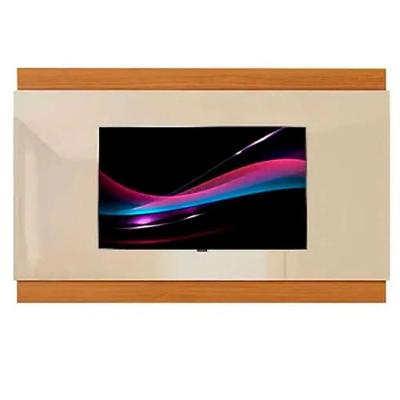 Painel Para Tv Até 75 Polegadas Garden Off White E Cedro Naturale 220cm