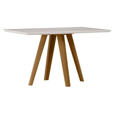 Mesa De Jantar 160x90 Cm Mariah Com Vidro Ype Off White – New Ceval