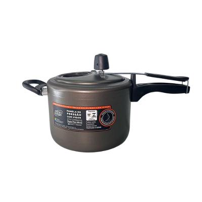 Panela De Pressão Antiaderente Grafite C/visor De Vidro 4,5l 6000