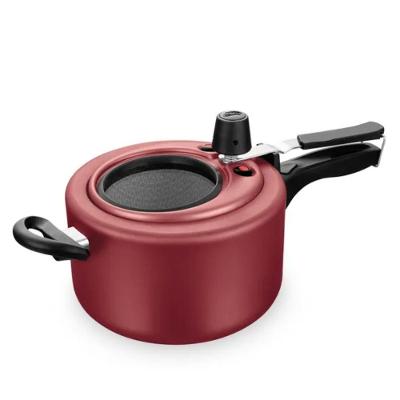 Panela De Pressão Antiaderente C/ Visor De Vidro 3,0l Cereja 6025