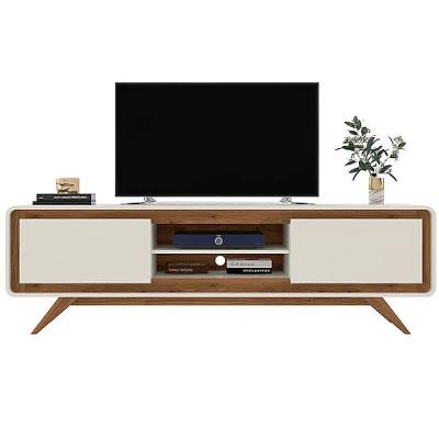 Rack Para Tv Até 50 Polegadas 2 Portas Channel Nature E Off White 150cm
