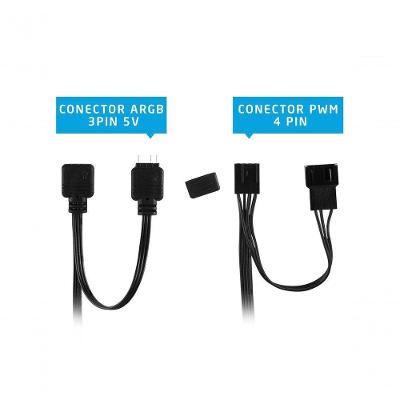 Cooler Gamer Evus F12d-argb Double Ring
