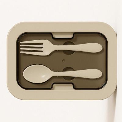 Marmita Retrátil Em Silicone Com Talheres E Divisórias – Vedação Antivazamento E Design Compacto