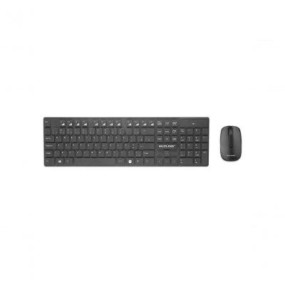 Kit Teclado E Mouse Sem Fio Teclas Flutuantes Preto Tc251