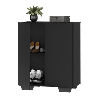 Sapateira 2 Portas Nina Multimóveis V6010 Preta Preto