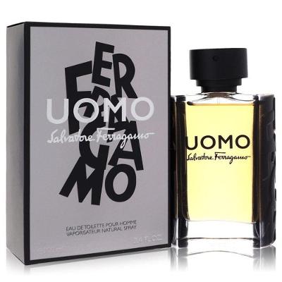 Perfume-Col. Masculino Uomo Salvatore Ferragamo 100 Ml Eau De Toilette
