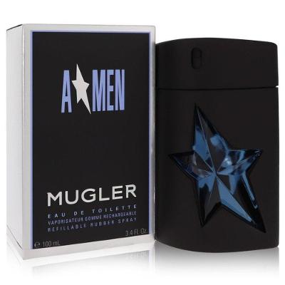 Perfume Masculino Angel (rubber) Thierry Mugler 100 Ml Eau De Toilette Refil