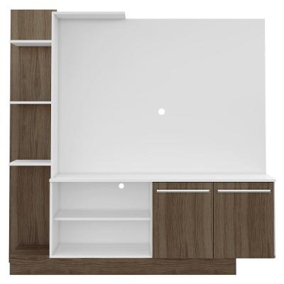 Estante Tv 55" E 2 Portas Denver Multimóveis V2473 Madeirada/Branca Argila/Branco