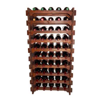 Adega Vinho Madeira 60 Garrafas Cor Imbuia C05 Cevey Adegas E Artesanatos