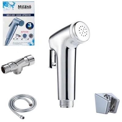 Ducha Higienica Torneira Esguicho Aluminio Duchinha Com Registro Banheiro Chuveirinho Privada Luxo Metal Completa