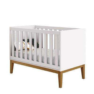 Berço Americano New Classic Branco Com Pés Madeira ? Reller