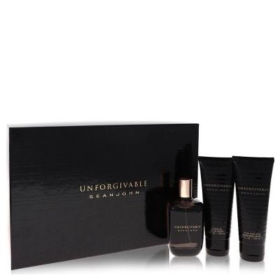 Cx.pres. 125 Ml Eau De Toil.ml Gel De Banho+100 Ml Pós Barba Masculino Sean John Unforgivable Col.