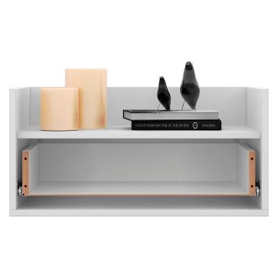 Mesa De Cabeceira 80 Cm Suspensa Multimóveis Branca