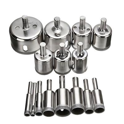 Kit Serra Copo Diamantada 15 Peças 6 A 50mm Vidro Mármore Porcelanato