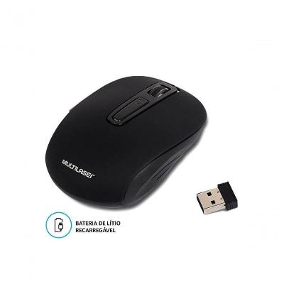 Mouse Multilaser Sem Fio Wave Litio 1600dpi 6 Botoes - Mo277