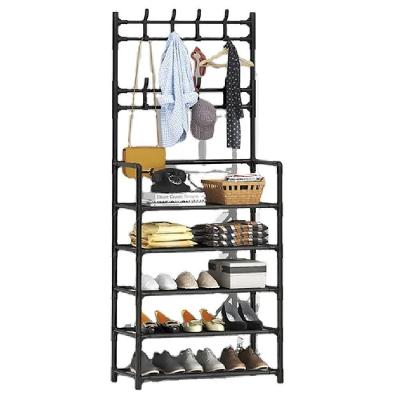 Estante 5 Prateleiras Organizador Arara Cabideiro Rack