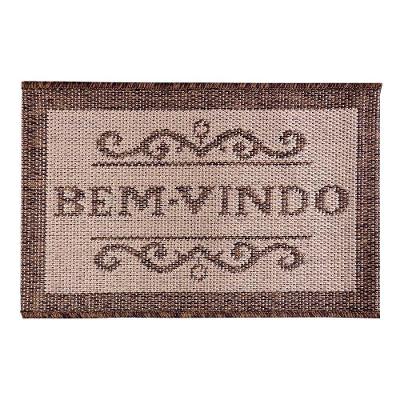 Capacho Eco Nature Bem Vindo-5 70 Marrom 0,40x0,60m