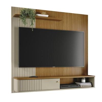 Bancada Suspensa Aurora Para Tv 65 Polegadas Com Portas - Madetec Cumaru Opala