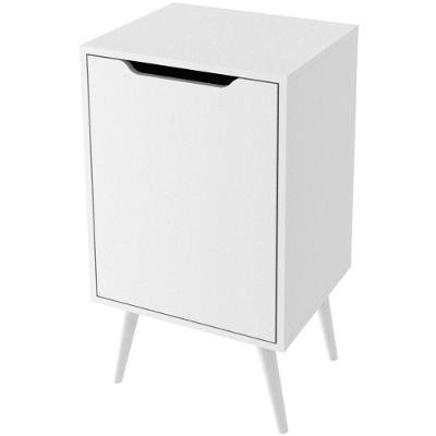 Gabinete Para Banheiro 45 Cm Com 1 Porta Retrô Branco