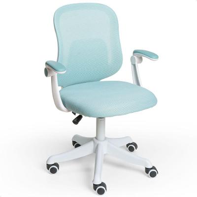Cadeira De Escritório Tela Mesh Diretor Giratória Colorida Verde