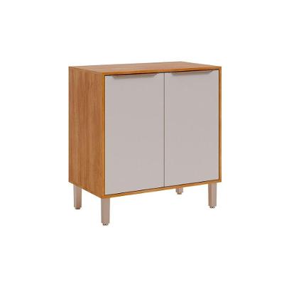 Balcão De Cozinha C- Tampo Divina C- 2 Portas 80 Cm Cinamomo-off White - Mgm