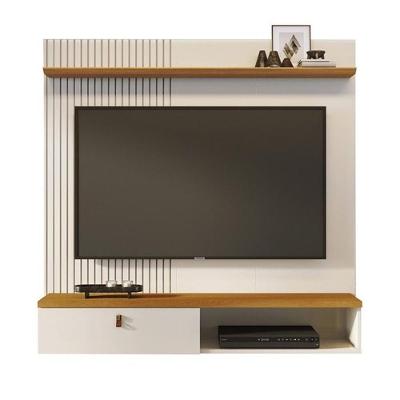 Bancada Suspensa íris Para Tv 55 Polegadas Com Portas - Madetec Cinamomo Off White