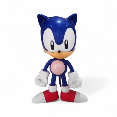 Brinquedo Sonic The Hedgehog 15cm Boneco Articulado Azul Divertido E Colecionável
