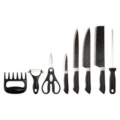 Faqueiro Churrasco Kit 8 Pcs Aco Inox E Plástico Clink
