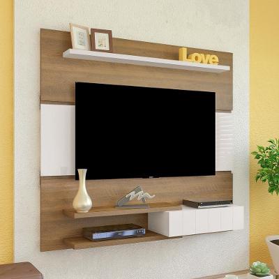 Painel Com Suporte Tv 55" Multimóveis Cr45161 Pinho/Off White Pinho/Off White
