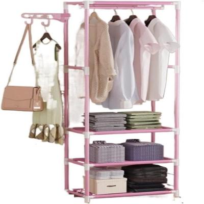 Arara Roupas Com Cabideiro, Sapateira E 3 Prateleiras