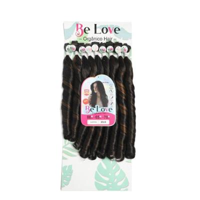 Cabelo Sunshine Orgânico Ondulados Encaracolados Para Penteados Rede 75cm Be Love Cor:sp2-4-30(morenailuminada)
