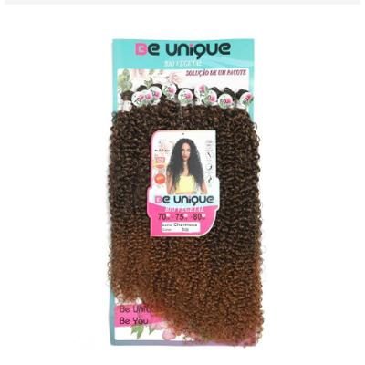 Cabelo Charmosa Cacheado Entrelace Bio Vegeta Aplicação Penteados Cor:t4-30(castanhoc-melescuro)