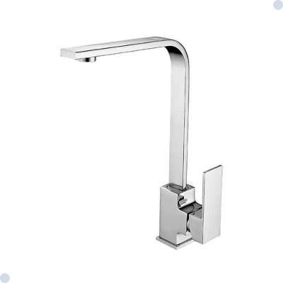 Torneira Gourmet Slim Quadrada Misturador Monocomando Cromada