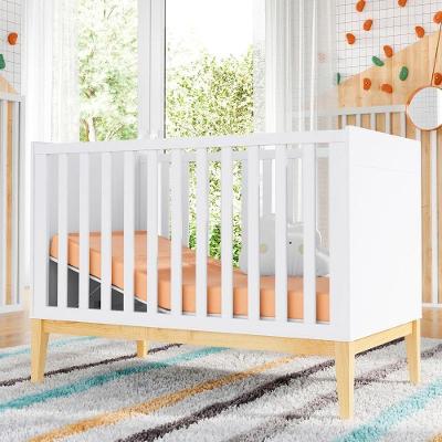 Berço Retrô Mini Cama 2 Em 1 Com Colchão Amor Perfeito Branco