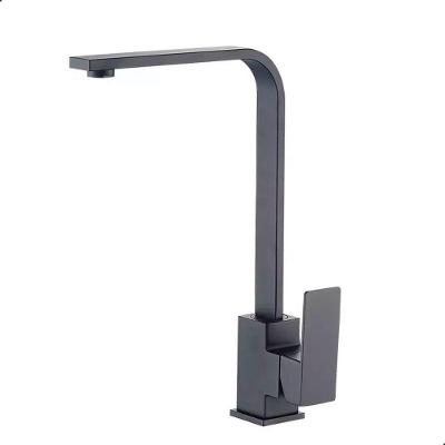 Torneira Preta 34cm P- Cuba Banheiro Lavabo Inox Misturador