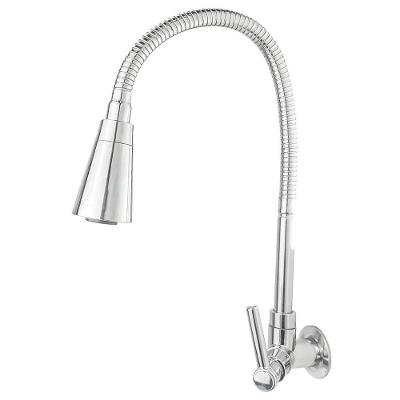 Torneira Gourmet Para Cozinha Parede Pia Dois Jatos Cone Cromado Cód. 6700