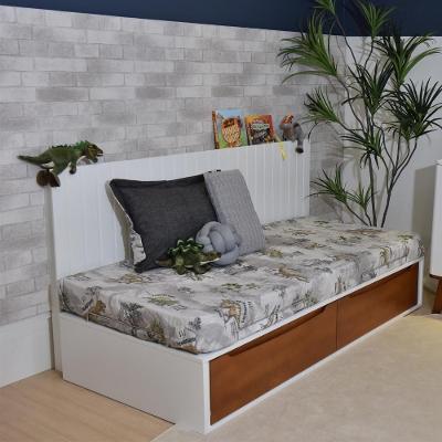 Cama Infantil Com Gavetas Cor Branca Com Mel