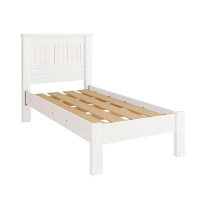 Cama Solteiro Infantil Reforcada Monaco Camas Fenix Branco