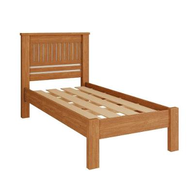 Cama Solteiro Infantil Reforcada Monaco Camas Fenix Nature-off White