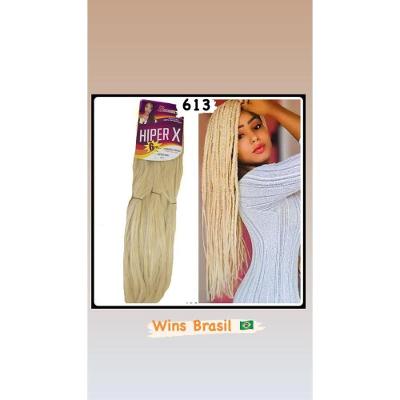 Promoção Jumbão Pacotão 400g Trança Braids Alta Qualidade Hiper X Cores:613(loiro)